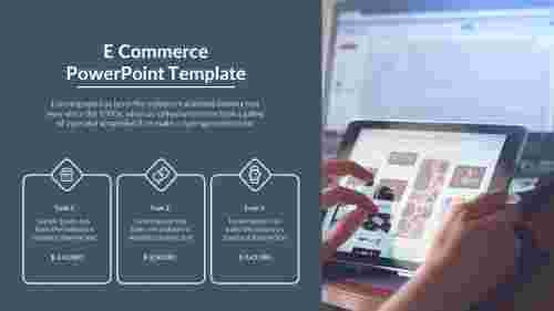 E - commerce PowerPoint template